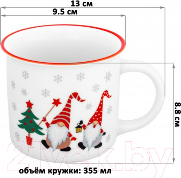 Изображение товара Набор кружек Elan Gallery Веселые гномики / 880141