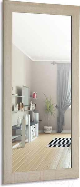 Изображение товара Зеркало Mixline Дуб 525438 (крепеж горизонтальный/вертикальный)