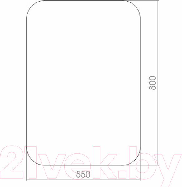 Изображение товара Зеркало Mixline Выбор 537559