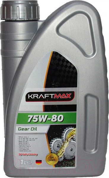 Изображение товара Трансмиссионное масло KraftMax Gear 75W80 / KM300/1 (1л)