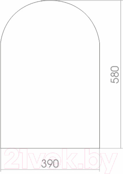 Изображение товара Зеркало Mixline Арка 39 525022