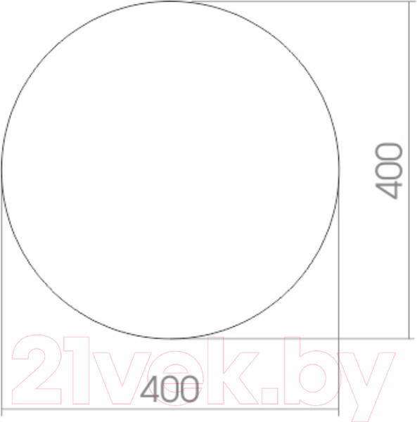 Изображение товара Зеркало Mixline Круглое 40 525521