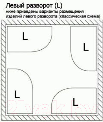 Изображение товара Каркас Эстет Грация / ФР-00001232 (патина, левый)
