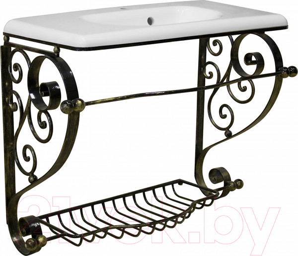 Изображение товара Кронштейн для умывальника Эстет Оливия 60 / ФР-00001705 (патина)