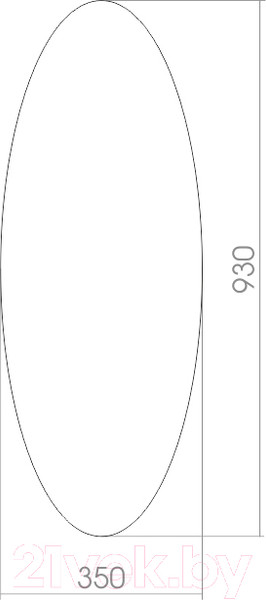 Изображение товара Зеркало Mixline Овал 35 525520