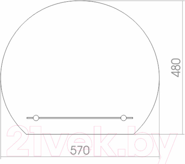 Изображение товара Зеркало Mixline Елена 525471