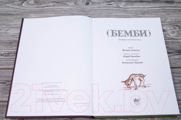 Изображение товара Книга АСТ Бемби (Зальтен Ф., Лакомб Б.)