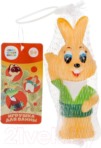 Изображение товара Игрушка для ванной Капитошка Союзмультфильм Заяц. Ну погоди! / 118R-PVC1