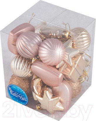 Изображение товара Набор елочных игрушек Волшебная страна Ассорти / 007441 (24шт)