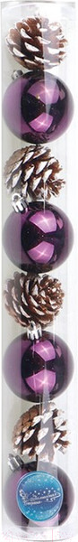 Изображение товара Набор елочных игрушек Волшебная страна Шары и шишки SYQB-0119237 / 005765