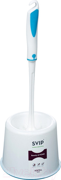 Изображение товара Ершик для унитаза Svip Ballet / SV3084БЛБРЗ (белый/бирюзовый)