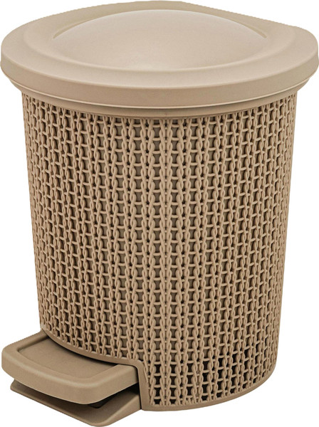 Изображение товара Мусорное ведро Spin&Clean Soul с педалью / SV4064КФ (кофейный)