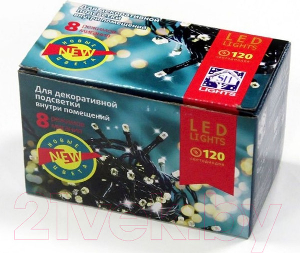 Изображение товара Светодиодная гирлянда SHLights Кристалл / DC-ILD120-CC (12м)