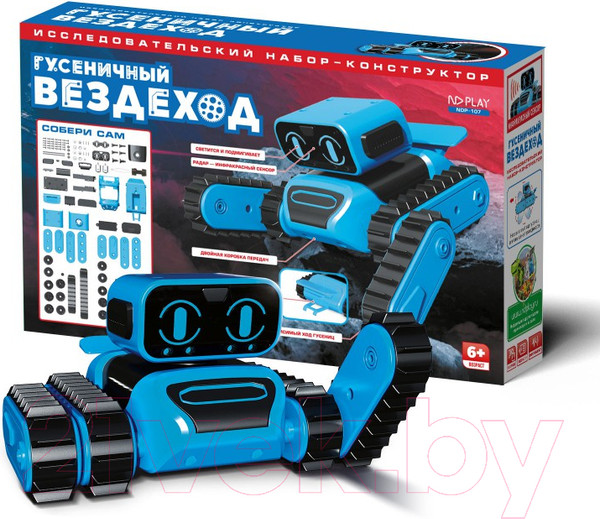 Изображение товара Конструктор электромеханический ND Play Гусеничный вездеход NDP-107 / 301950