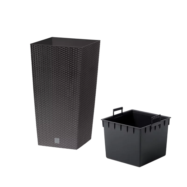 Изображение товара Кашпо Prosperplast Rato Square / DRTS325-440U (умбра)