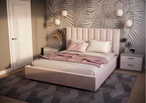 Изображение товара Двуспальная кровать Elmax Модена Стационарное 160x200 (Glory 17)