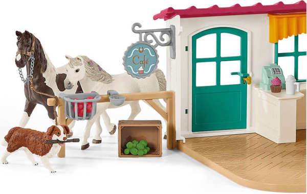 Изображение товара Игровой набор Schleich Поездка в карете в кафе Rider / 72158