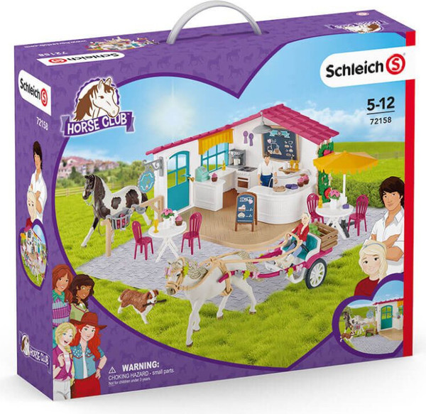 Изображение товара Игровой набор Schleich Поездка в карете в кафе Rider / 72158