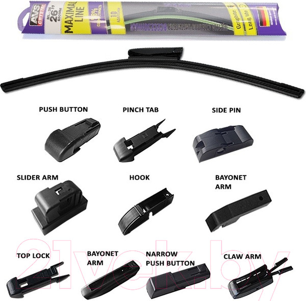 Изображение товара Щетка стеклоочистителя AVS Maximal Line ML-26 / A07785S