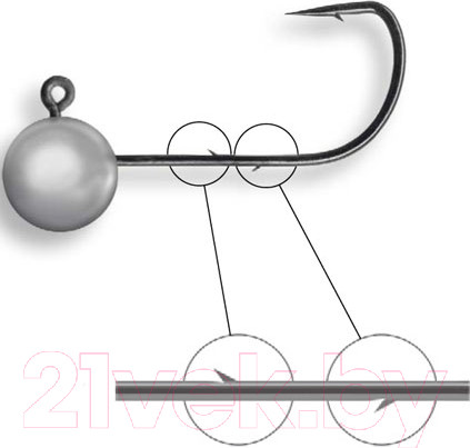 Изображение товара Джиг-головка KAMATSU Micro Special 6-4 / 425006004 (3шт)