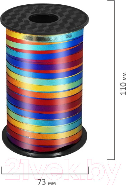 Изображение товара Лента декоративная Золотая сказка 591844 (мультицветный металлик)