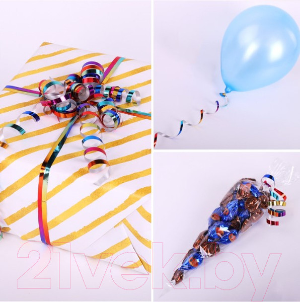 Изображение товара Лента декоративная Золотая сказка 591844 (мультицветный металлик)