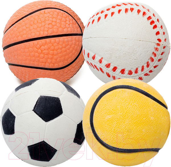 Изображение товара Игрушка для собак Duvo Plus Мяч футбольный / 10160/black-blue (черный/синий)