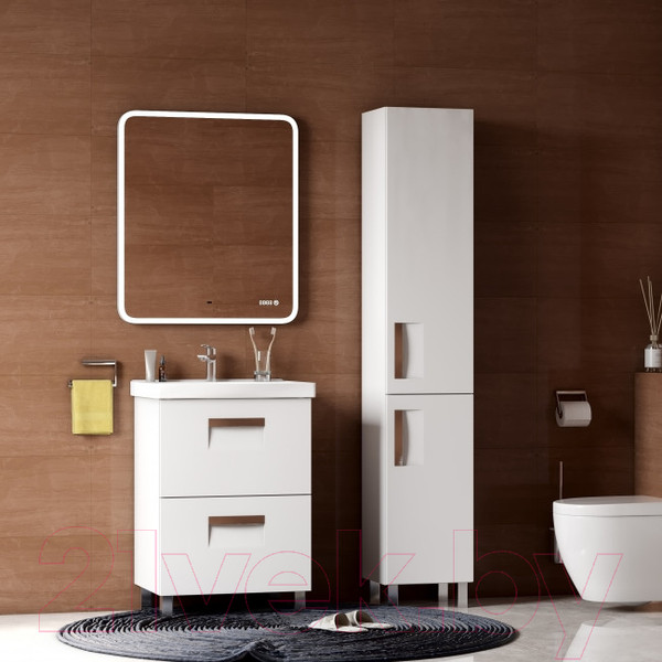 Изображение товара Зеркало Briz Софи 60x80 / 103 01-43060-00 00 (с подсветкой, подогревом и часами)