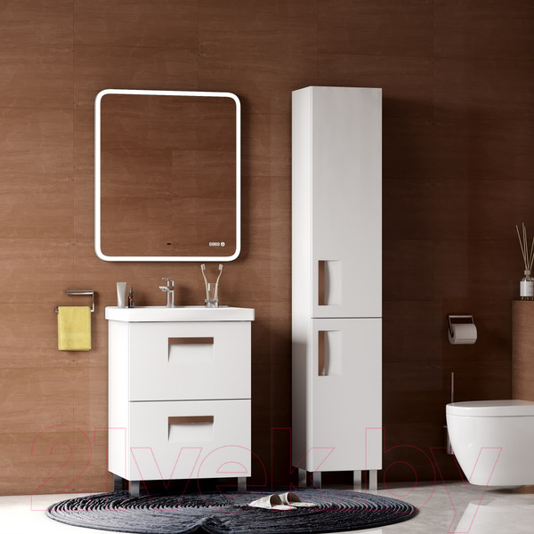 Изображение товара Зеркало Briz Софи 70x80 / 103 01-43070-00 00 (с подсветкой, подогревом и часами)