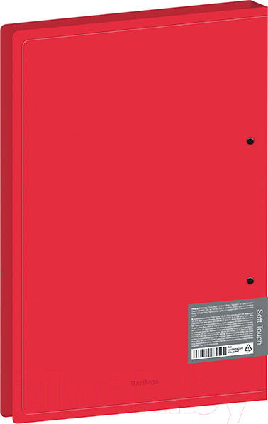 Изображение товара Папка для бумаг Berlingo Soft Touch / RB4_2D982 (красный)