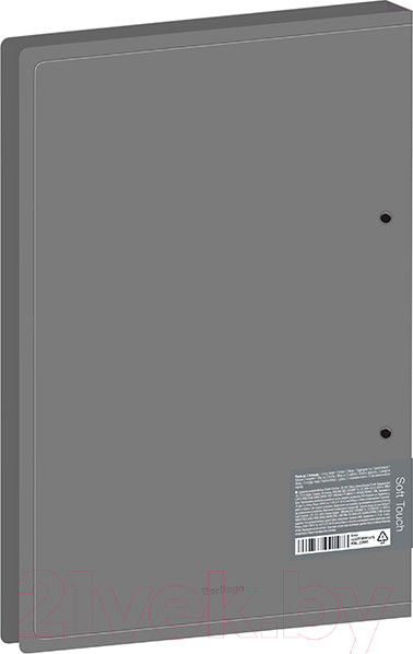 Изображение товара Папка для бумаг Berlingo Soft Touch / RB4_2D985 (серый)