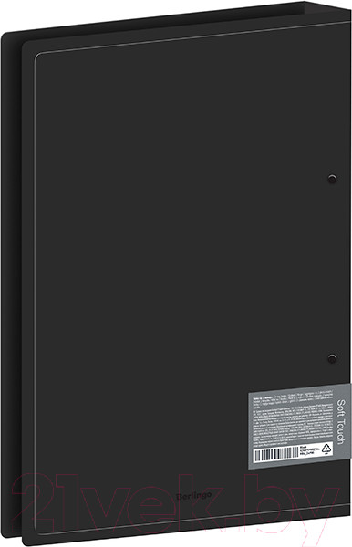 Изображение товара Папка для бумаг Berlingo Soft Touch / RB4_24980 (черный)
