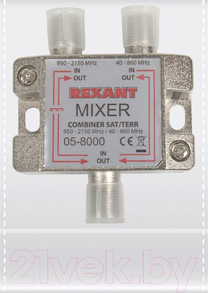 Изображение товара Диплексер Rexant SAT+TV / 05-8000