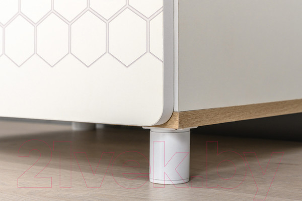 Изображение товара Кровать-тахта детская Mobi Эйп 11.40 (белый PE шагрень/белая шагрень 4101 ПВХ)