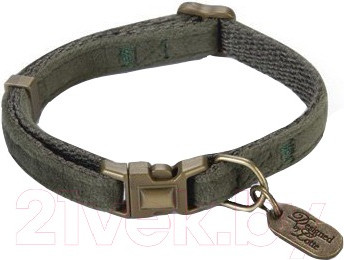 Изображение товара Ошейник Designed by Lotte 747046 (велюр, зеленый)