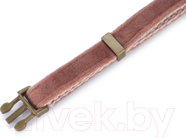 Изображение товара Ошейник Designed by Lotte 747061 (велюр, розовый)