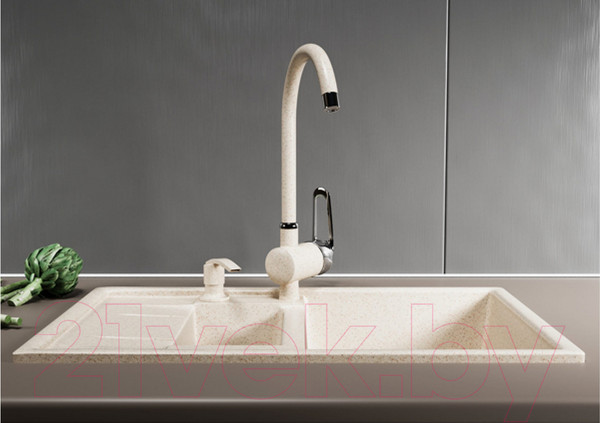 Изображение товара Дозатор встраиваемый в мойку Mixline 541469 (бежевый)