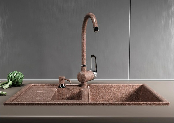 Изображение товара Дозатор встраиваемый в мойку Mixline 541467 (терракотовый)