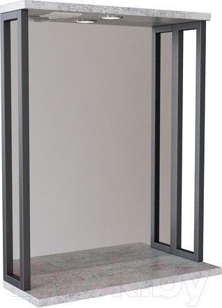 Изображение товара Зеркало Mixline Бруклин 60 543940 (бетон, с подсветкой)