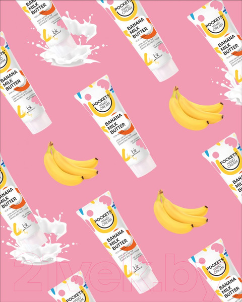 Изображение товара Крем для рук BelKosmex Баттер Бананово-молочный (30г)