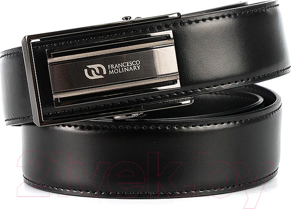 Изображение товара Ремень мужской Francesco Molinary 939-MTS14101-L-BLK (черный)