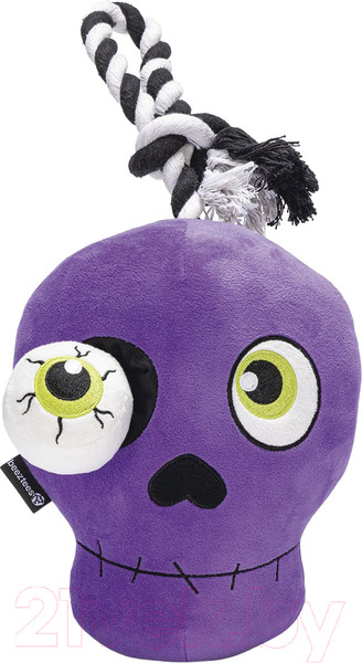 Изображение товара Игрушка для собак Beeztees Череп / 2400057 (фиолетовый)