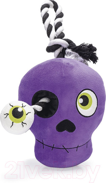 Изображение товара Игрушка для собак Beeztees Череп / 2400057 (фиолетовый)