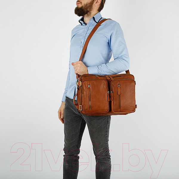 Изображение товара Сумка Francesco Molinary 846-1011-1-LBW (коричневый)