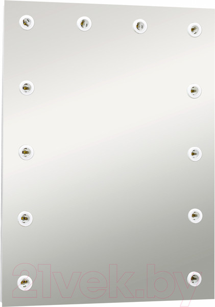 Изображение товара Зеркало Континент Гримерное Бриджит 12 ламп 60x80 (с Led лампами)