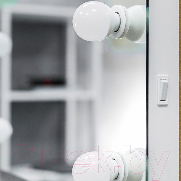 Изображение товара Зеркало Континент Гримерное Бриджит 12 ламп 60x80 (с Led лампами)