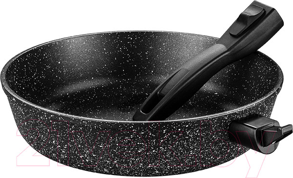 Изображение товара Сковорода Elan Gallery Гармония вкуса / 120108 (черный мрамор)