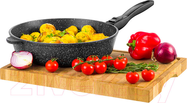 Изображение товара Сковорода Elan Gallery Гармония вкуса / 120110 (черный мрамор)