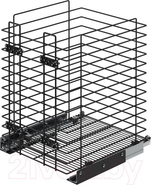 Изображение товара Корзина для белья выдвижная Starax S-8056-A (антрацит)