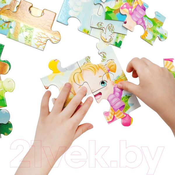 Изображение товара Пазл Baby Toys First Puzzle Времена года. Весна / 04159 (20эл)